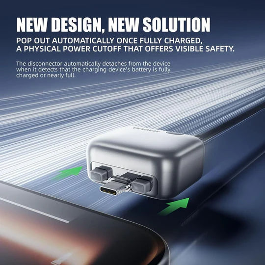 Auto Shut-Off Charging Adapter – Smart Overcharge Protector for Phones & Tablets