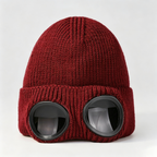 Windproof and Warm Goggles Knitted Hat