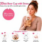 2026 Limited  Edition Authentic Starbucks Pink Bearista  Straw Cup
