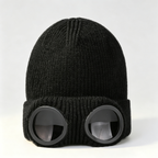 Windproof and Warm Goggles Knitted Hat