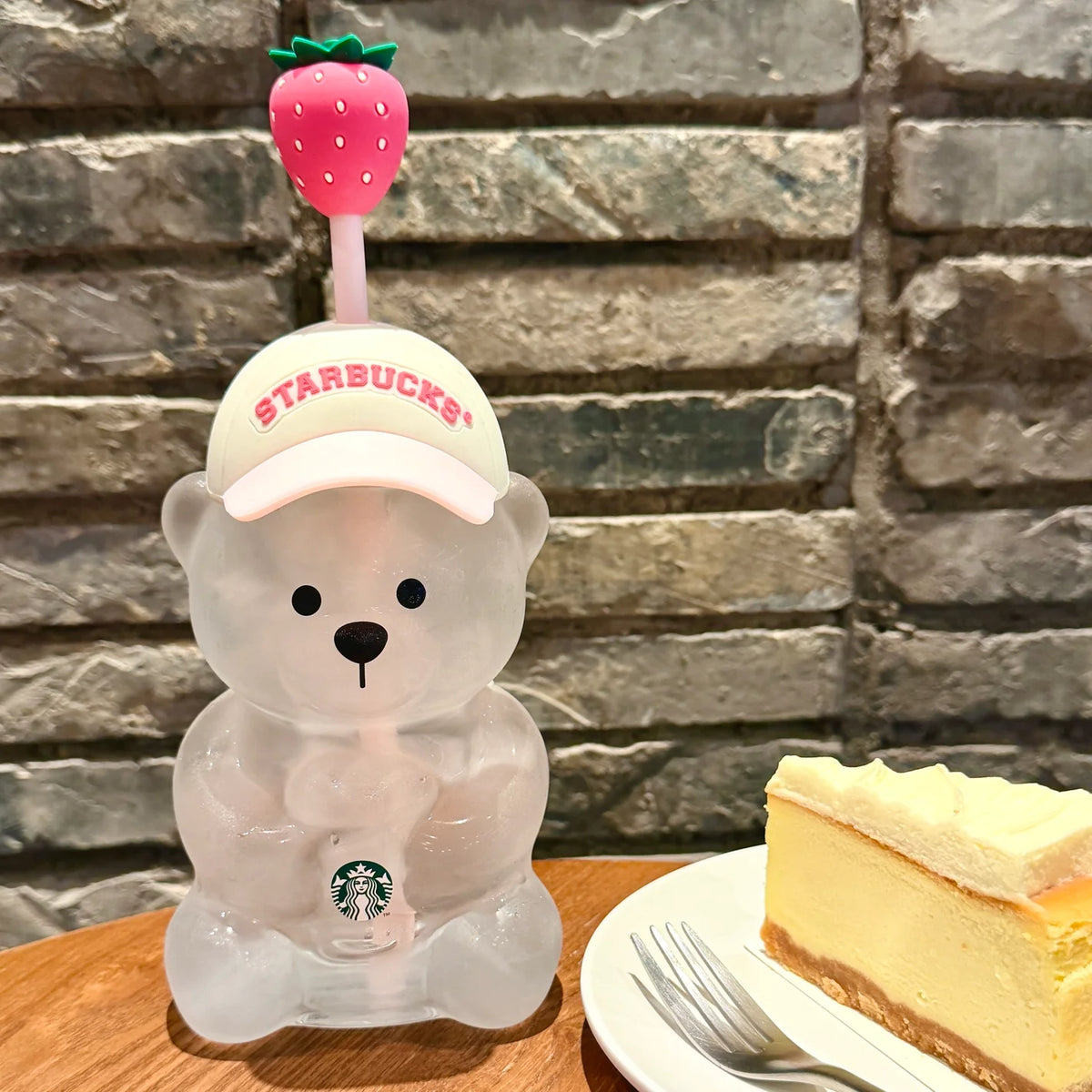 2026 Limited  Edition Authentic Starbucks Pink Bearista  Straw Cup